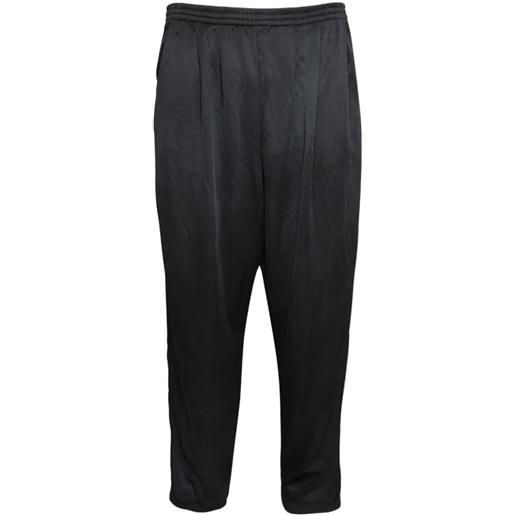 Maison Mihara Yasuhiro pantaloni sportivi a gamba ampia - nero