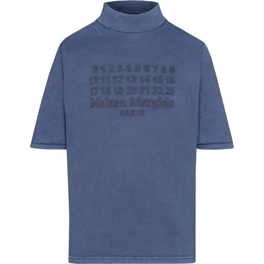 Maison Margiela t-shirt numeric - blu