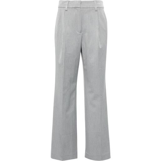 Reformation pantaloni sartoriali alex - grigio