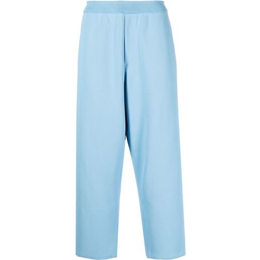 CFCL pantaloni con vita elasticizzata - blu