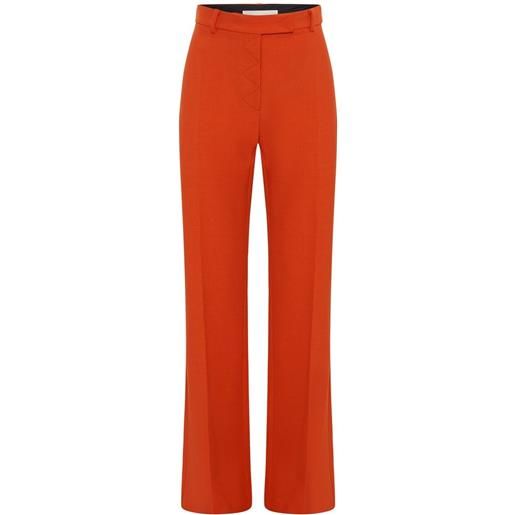 Dion Lee pantaloni sartoriali svasati - arancione