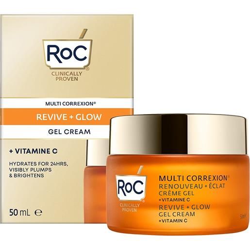 ROC multi correxion renouveau + éclat crème gel illuminante anti-rughe 50 ml