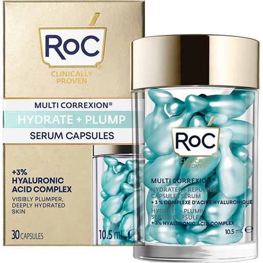 ROC multi correxion hydrater + repulper capsules sérum rimpolpante
