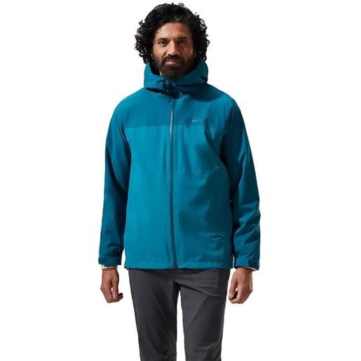 Berghaus arnaby hoodie rain jacket blu xs uomo