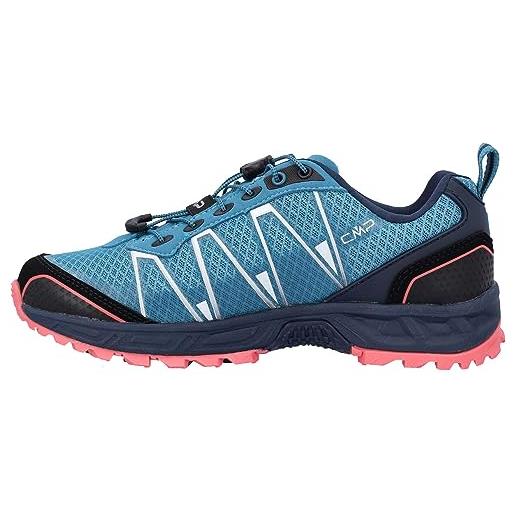 CMP altak wmn trail shoes wp, scarpe da corsa donna, giada-red fluo, 40 eu