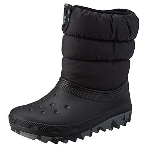 Crocs stivale unisex bambino classic neo puff boot k snow, rosa confetto. , 34/35 eu