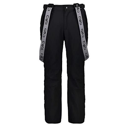 CMP, pantaloni da sci da uomo, nero, c102