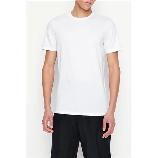 ARMANI EXCHANGE t-shirt bianca uomo ARMANI EXCHANGE regular fit in cotone pima 8nzt74