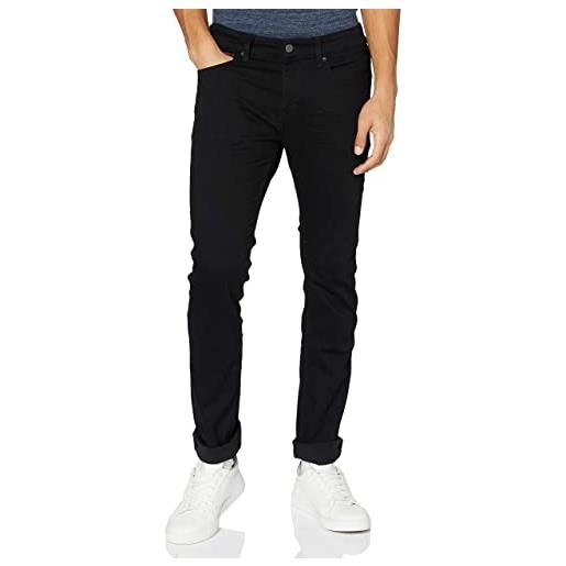 Tommy Hilfiger tommy jeans scanton slim nbks, denim pants uomo, nero (new black stretch), 30w / 32l