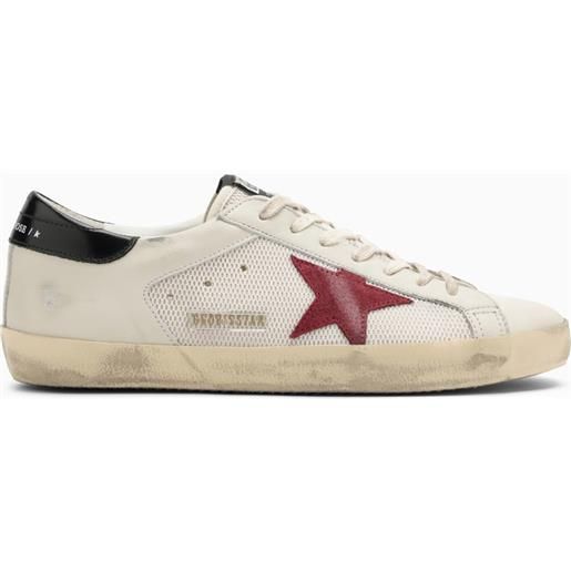 Golden Goose sneaker super-star bianca/rossa/nera