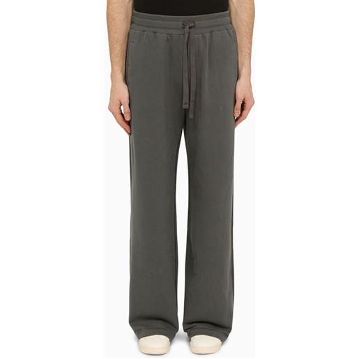 Dolce&Gabbana pantalone jogging grigio in cotone