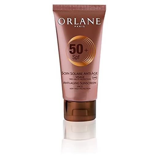 Orlane, trattamento solare antietà viso, protezione spf +50, efficacia antirughe - 50 ml