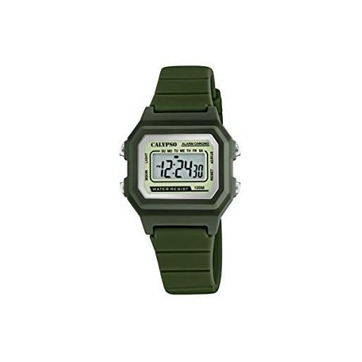 Calypso orologio digitale quarzo unisex con cinturino in plastica k5802/4