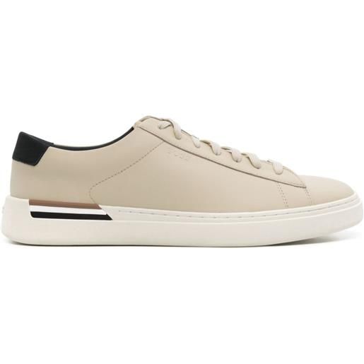 BOSS sneakers cupsole con punta tonda - toni neutri