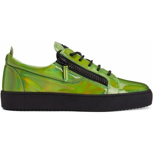 Giuseppe Zanotti sneakers frankie in pelle - verde