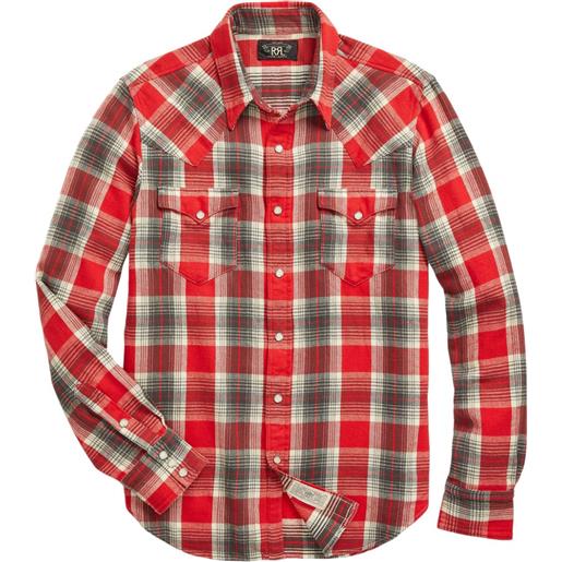 Ralph Lauren RRL camicia tartan - rosso