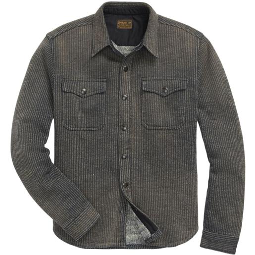 Ralph Lauren RRL giacca-camicia a righe - nero