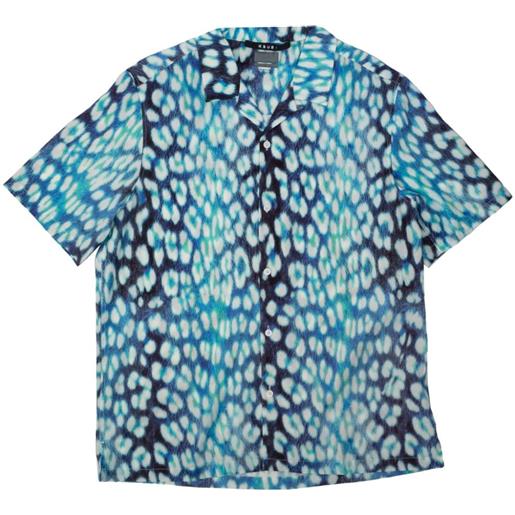 Ksubi camicia ultra leo - blu