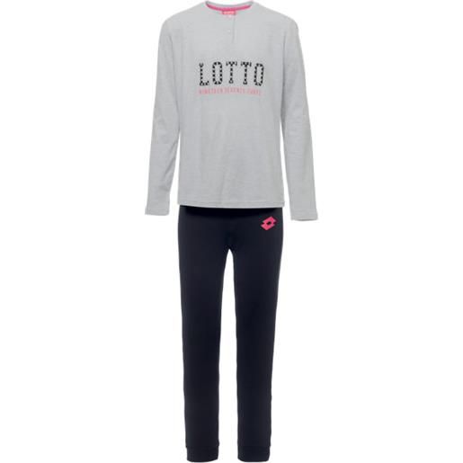 Lotto pigiama lungo ragazza in cotone Lotto cod. Lp7083