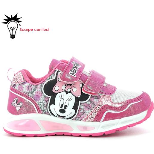 Disney sneakers velcro con luci minnie bimba 25-33 Disney cod. D3010549t