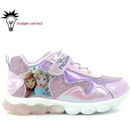 Disney sneakers velcro con luci frozen bimba 25-33 Disney cod. D4310499t
