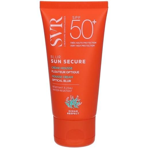 SVR sun secure blur crema mousse protezione viso spf50+ 50ml