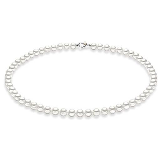 Comete collana donna gioielli perle argento classico cod. Fwq 313