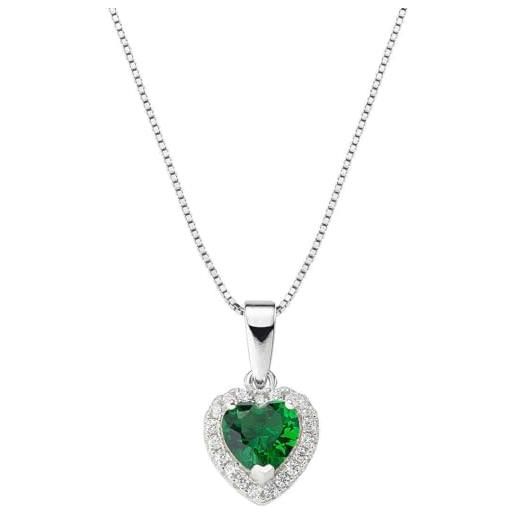 Mugler amen collana donna diamond zirconi (verde) clticbve