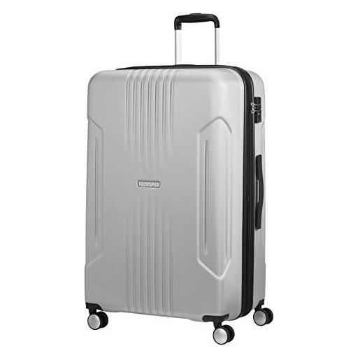 American Tourister tracklite - spinner m, trolley adulti, argento (silver), l 78 cm 120 l
