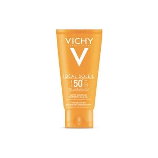 Vichy ideal soleil crema vellutata viso perfezionatrice pelle spf 50+ 50 ml