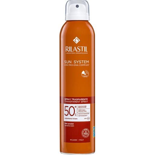 Rilastil sun system transparent spray spf50+ 200ml