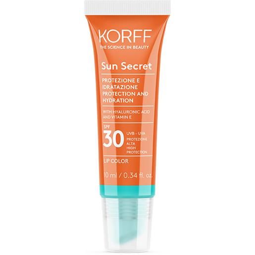 Korff sun secret lip color 01 transparent turquoise 10ml