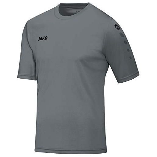 JAKO - maglia da uomo team ka, grigio pietra, 116