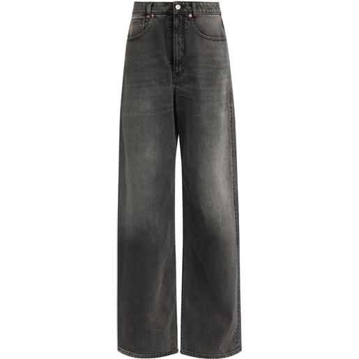 MM6 Maison Margiela jeans a gamba ampia - grigio