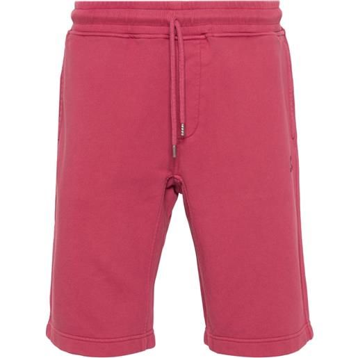 C.P. Company shorts con ricamo - rosso