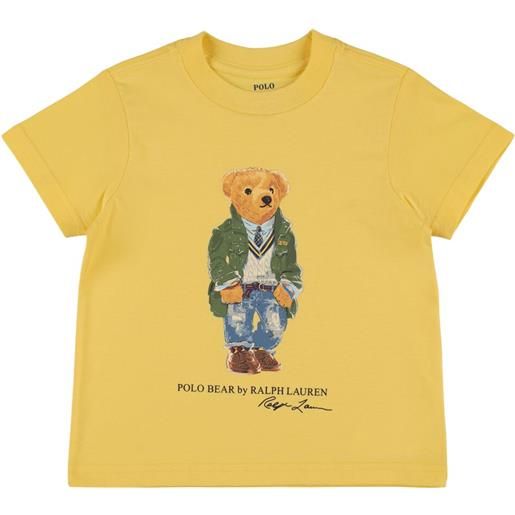 RALPH LAUREN t-shirt in jersey di cotone stampato