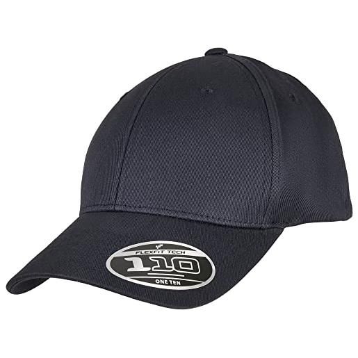 Flexfit 110 organic cap cappellino da baseball, navy scuro, taglia unica unisex-adulto