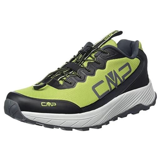 CMP phelyx multisport shoes, scarpe da ginnastica uomo, cemento-nero, 41 eu