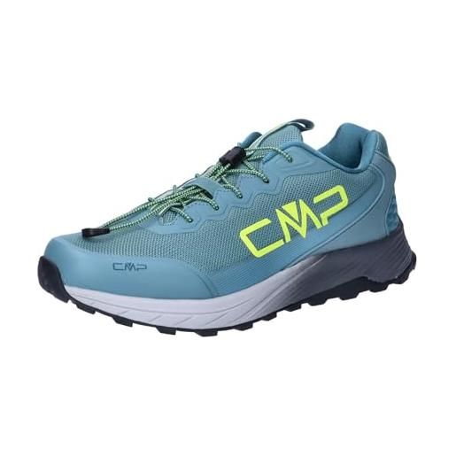 CMP phelyx multisport shoes, scarpe da ginnastica uomo, cemento-nero, 41 eu