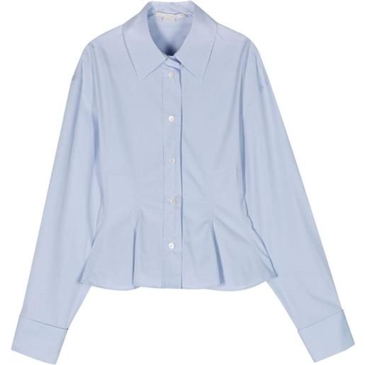 Stella McCartney camicia con inserti - blu