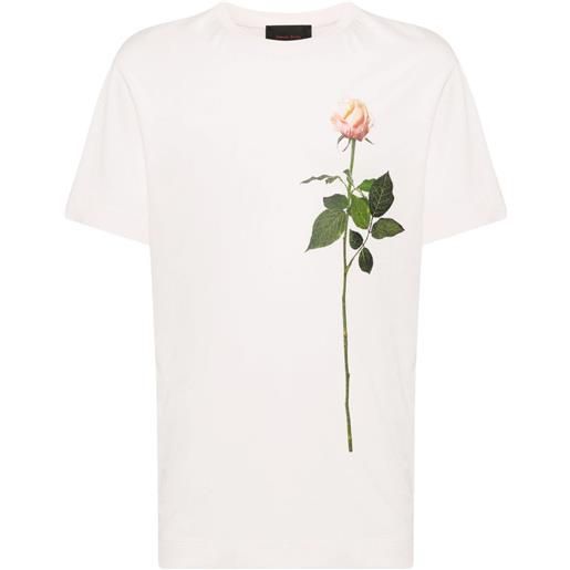 Simone Rocha t-shirt con stampa - rosa
