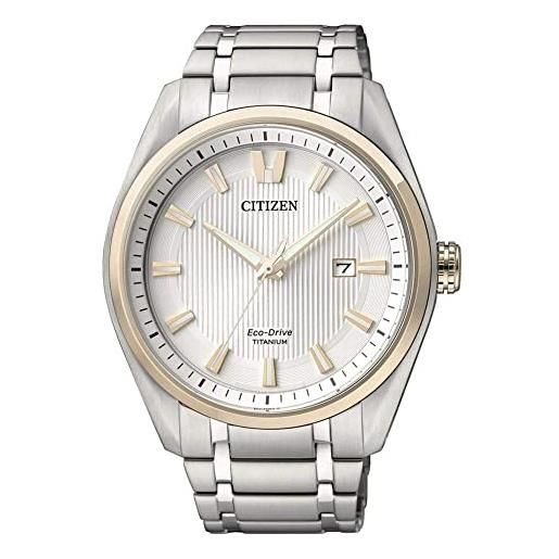 Citizen orologi supertitanio 1240 unisex eco-drive - aw1244-56a, bracciale