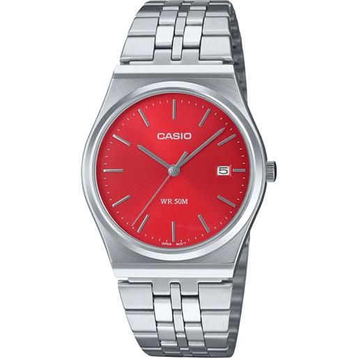 Casio Collection orologio casio mtp-b145d-4a2vef unisex quadrante rosso