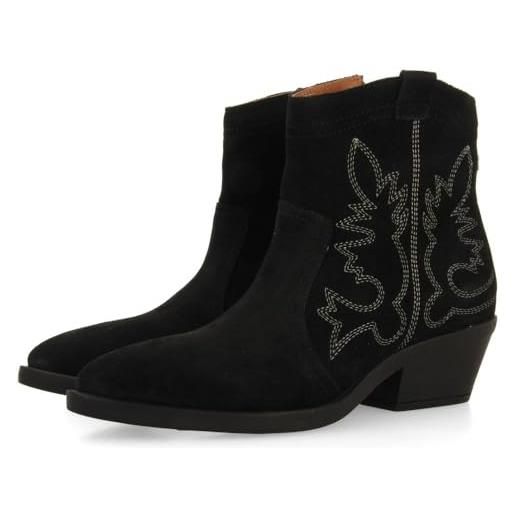 VIONIC BISHOP WESTERN - Stivaletti - black waxy suede/nero