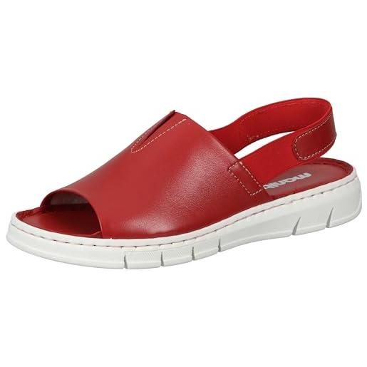 Manitu sandali da donna, colore: rosso, 40 eu