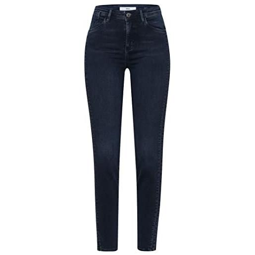 BRAX pantaloni shakira a cinque tasche in qualità invernale jeans, used dark grey, 31w x 30l donna