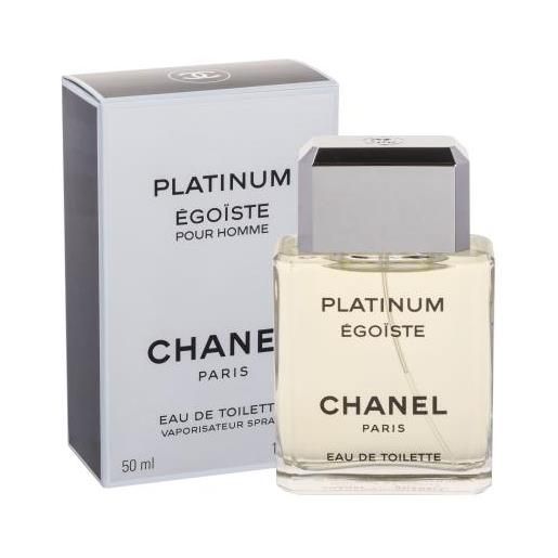 Chanel platinum égoïste pour homme 50 ml eau de toilette per uomo