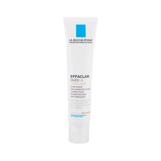 La Roche-Posay effaclar duo (+) unifiant crema rigenerativa contro le imperfezione della pelle 40 ml tonalità light per donna