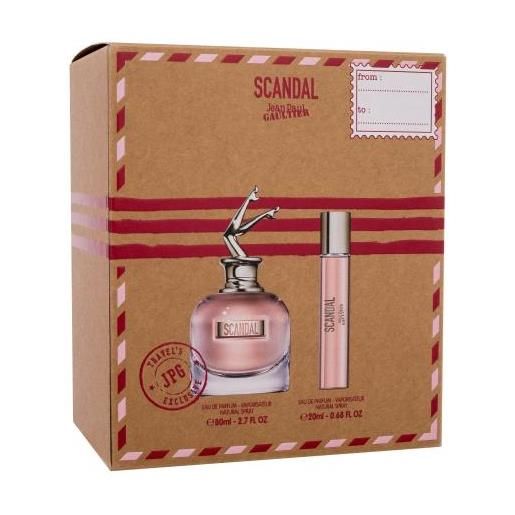 Jean Paul Gaultier scandal cofanetti eau de parfum 80 ml + eau de parfum 20 ml per donna