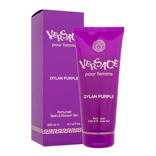 Versace pour femme dylan purple doccia gel 200 ml per donna